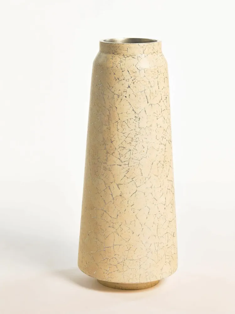 Vases - Olla 02 Egg Ivory, Handmade Vase, Interior Design Piece - DV DESIGN