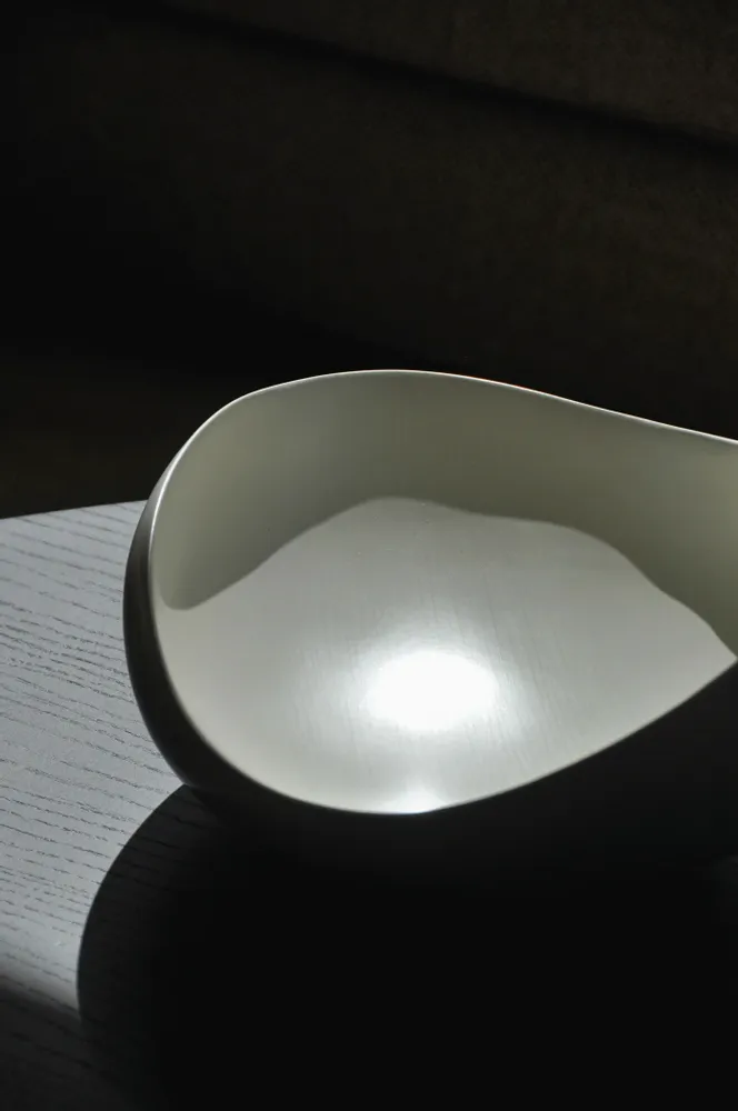Decorative objects - Dune Line White, Handmade Vase, Interior Design Piece - DV DESIGN