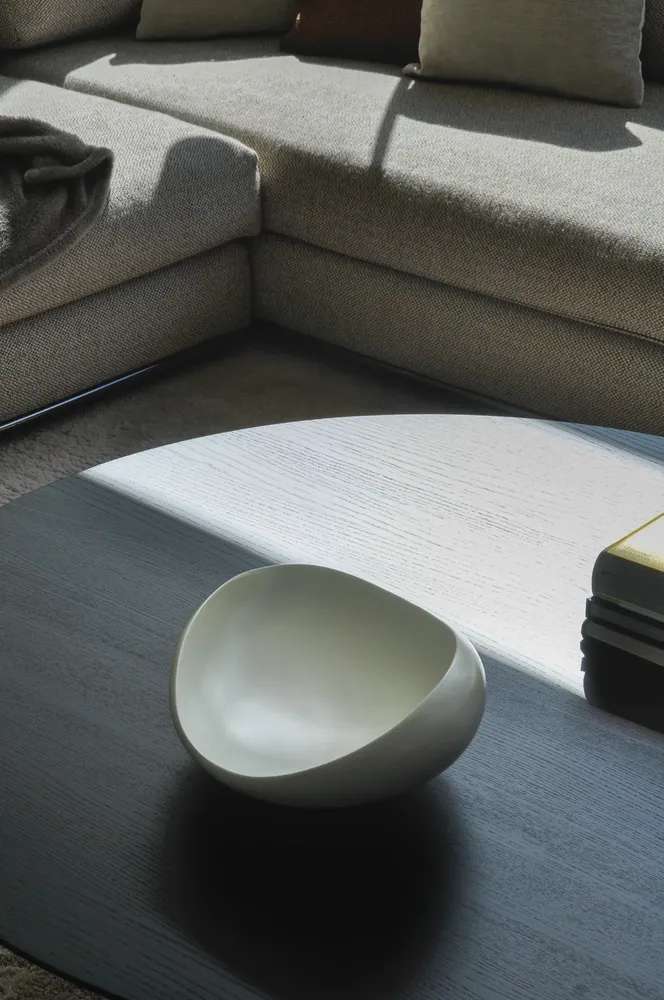 Decorative objects - Dune Line White, Handmade Vase, Interior Design Piece - DV DESIGN