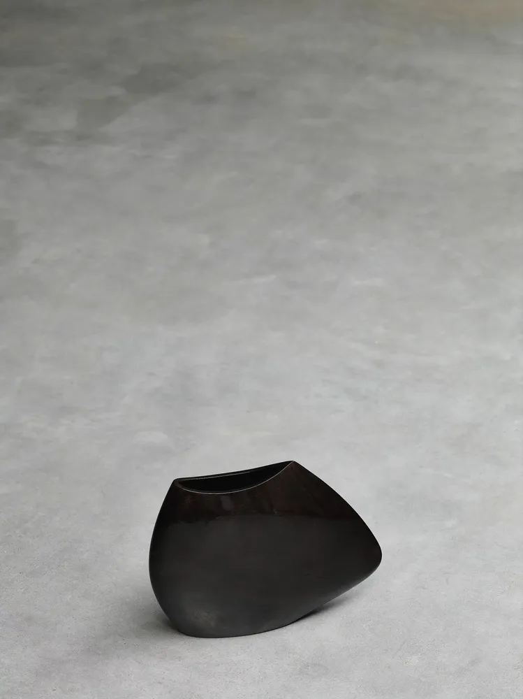 Vases - Tres S Brown, Vase fait main, pièce de décoration d'intérieur - DV DESIGN