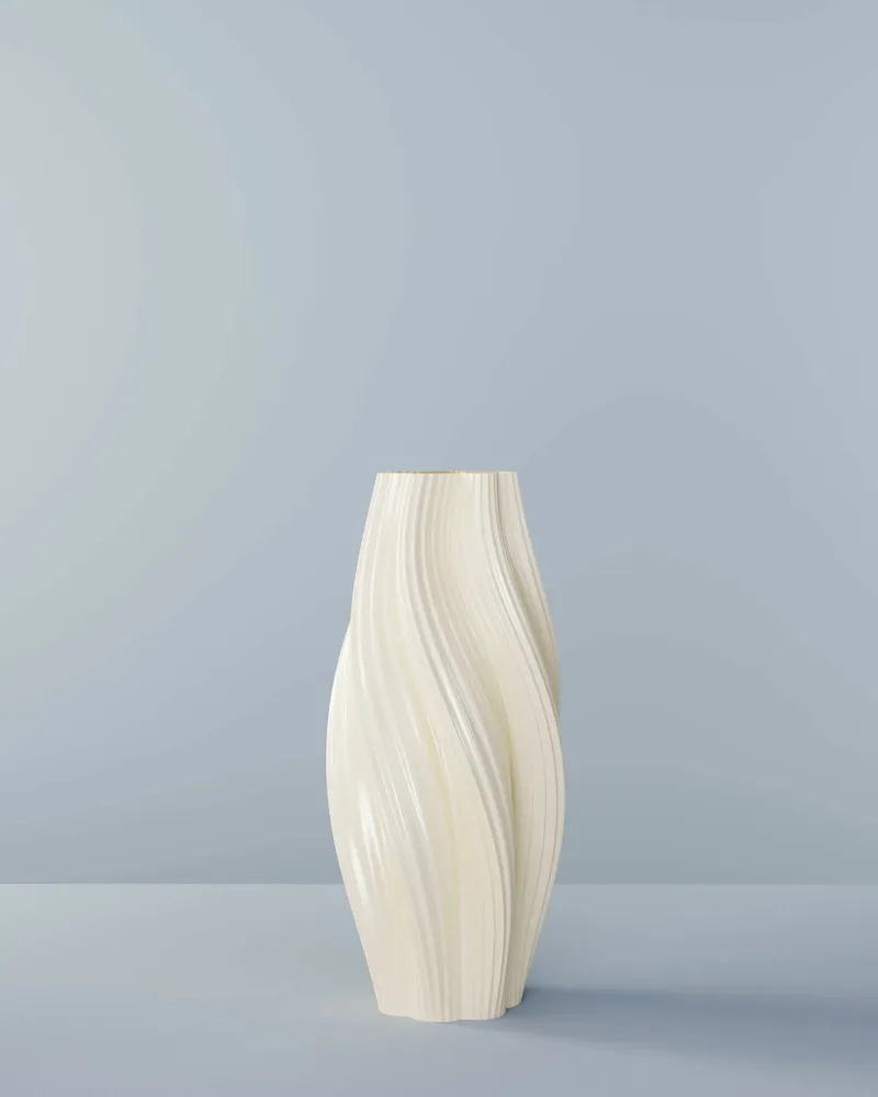 Office design and planning - 3D printed vase "Hot Ice Cream Slim" - AURA 3D