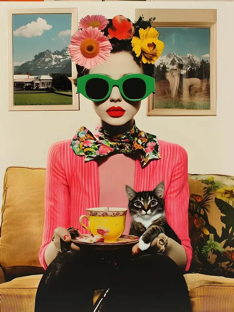 Affiches - Collection Peggy W. Klarc - BLUE SHAKER