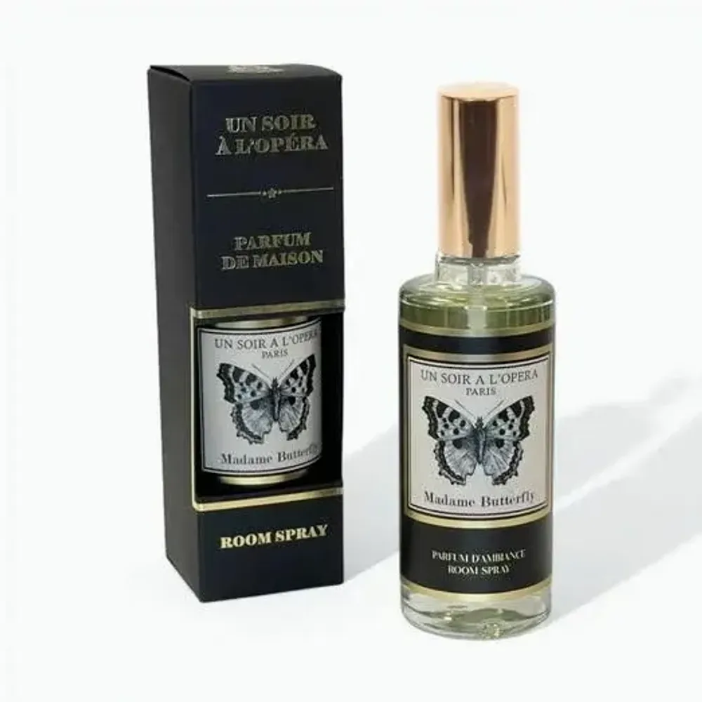 Parfums d'intérieur - MADAME BUTTERFLY - SPRAY D'AMBIANCE - 100 ML - UN SOIR A L'OPERA