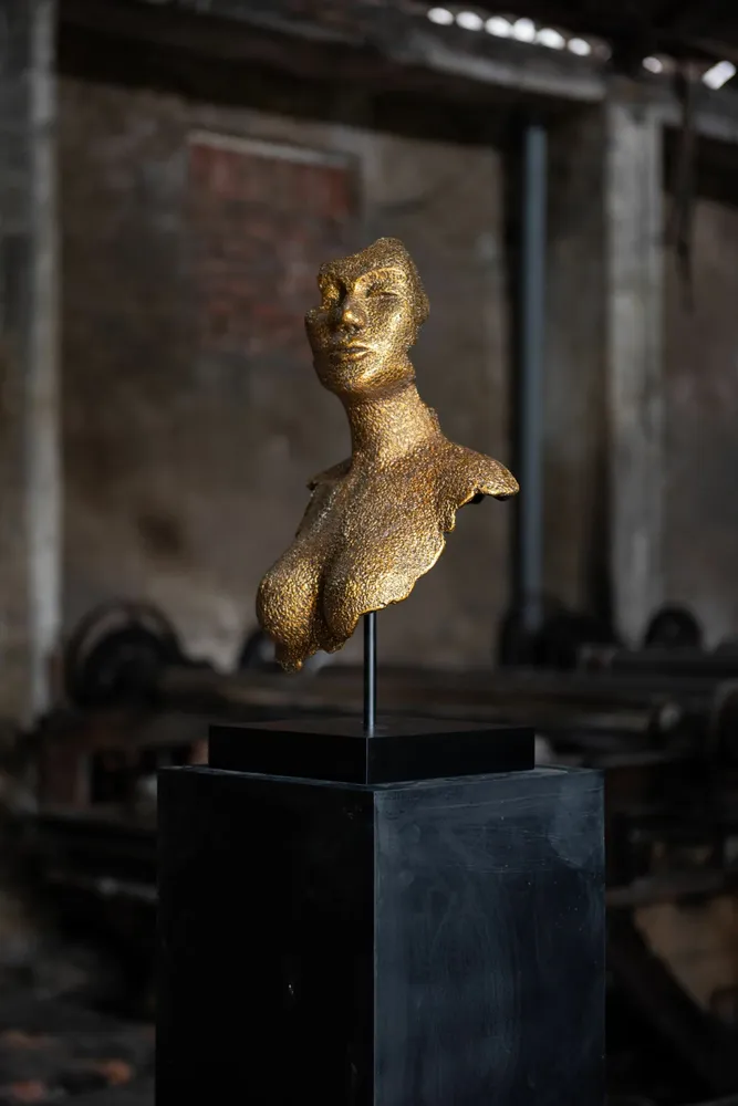 Sculptures, statuettes et miniatures - Donna Gold, Sculpture Fait Main Interieur Design - DV DESIGN