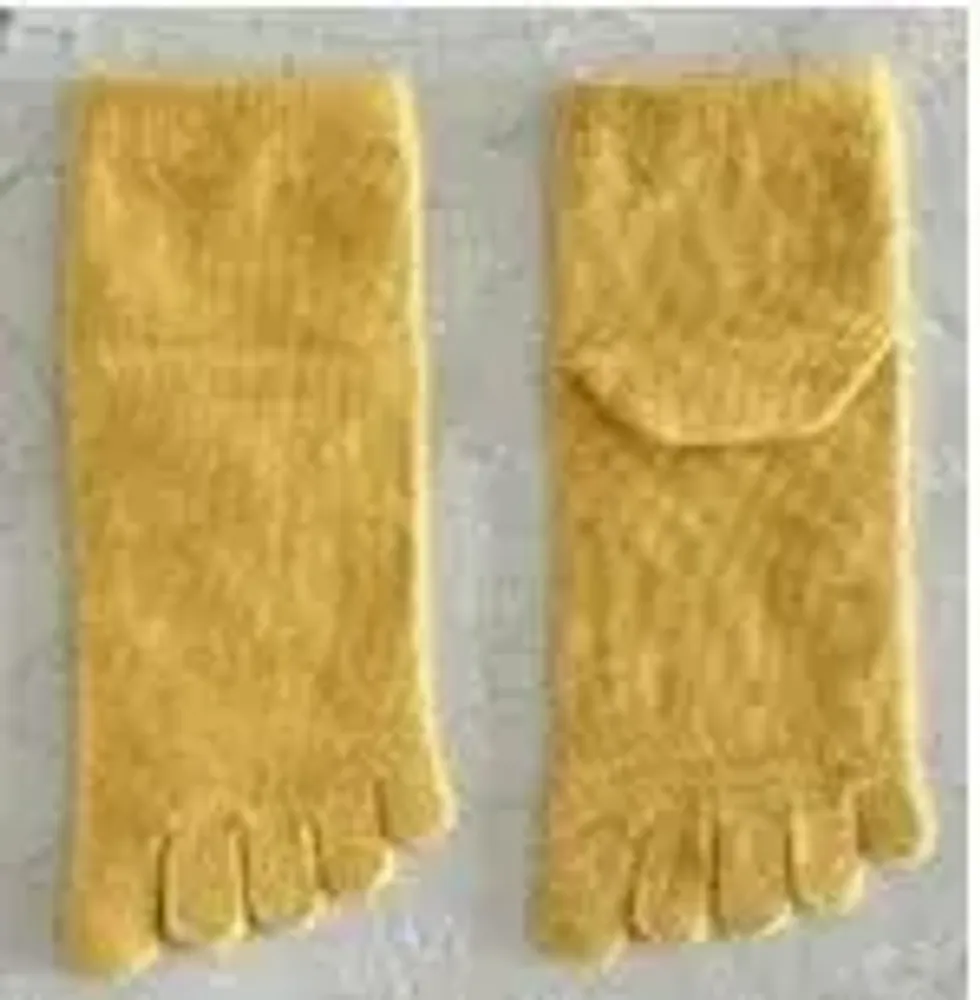 Socks - Women's 5-toe socks, short in organic cotton - YUITO CO. LTD