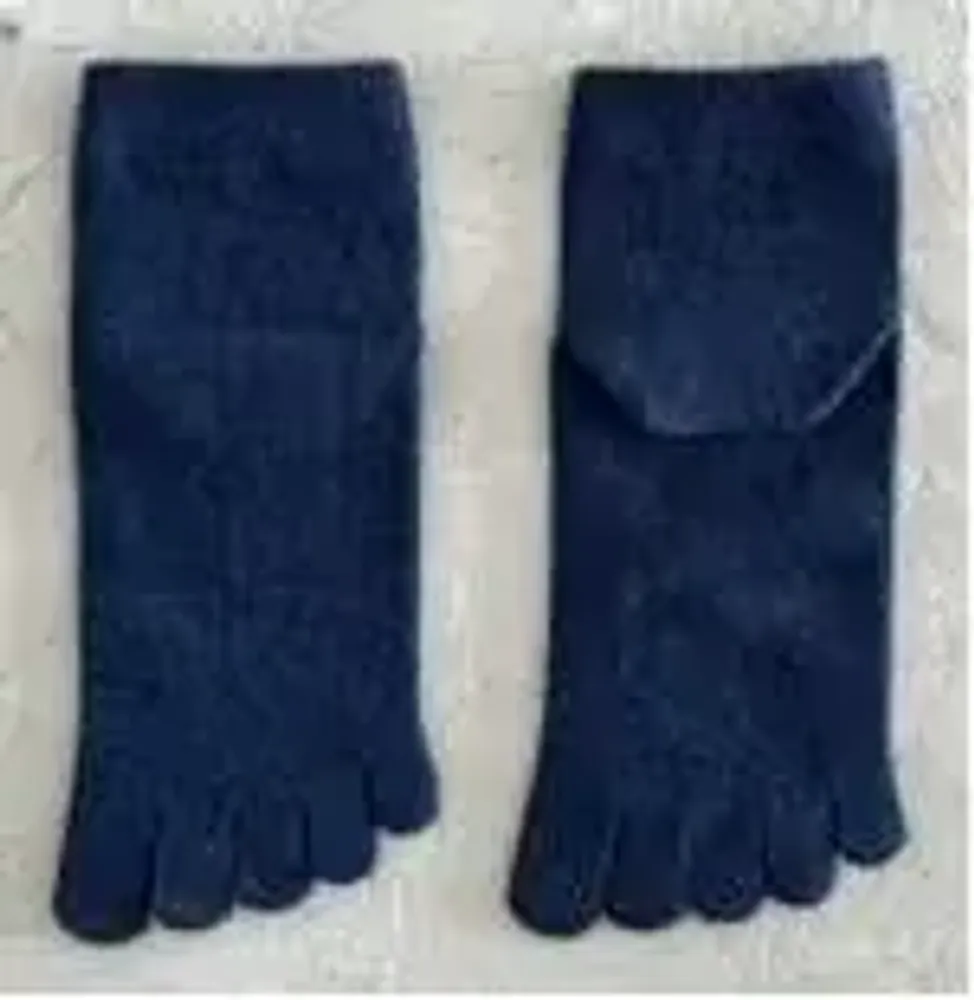 Socks - Women's 5-toe socks, short in organic cotton - YUITO CO. LTD