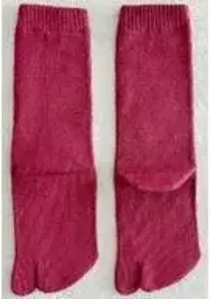 Chaussettes - Chaussettes femmes 5 orteils, longues en soie naturelle - YUITO CO. LTD