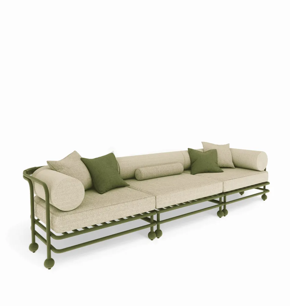 Canapés de jardin - Canapé trois places - FJAKA FURNITURE