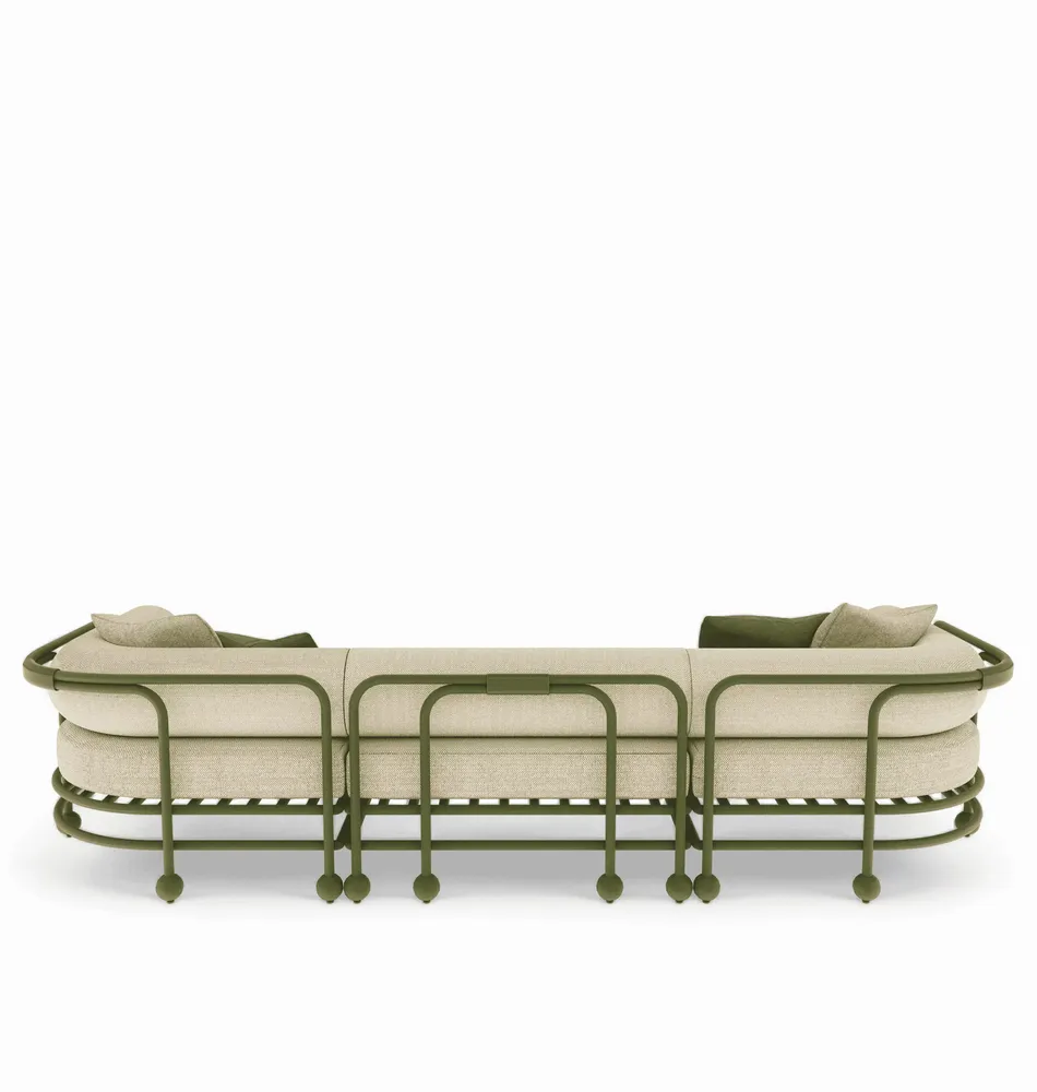 Canapés de jardin - Canapé trois places - FJAKA FURNITURE