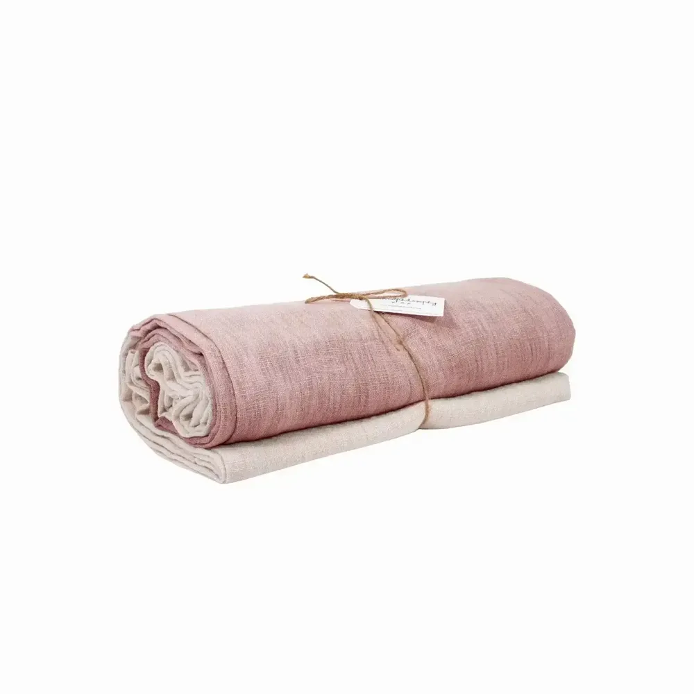 Table cloths - Dip & Dye TAFFY cotton tablecloth 200x350cm - BED AND PHILOSOPHY