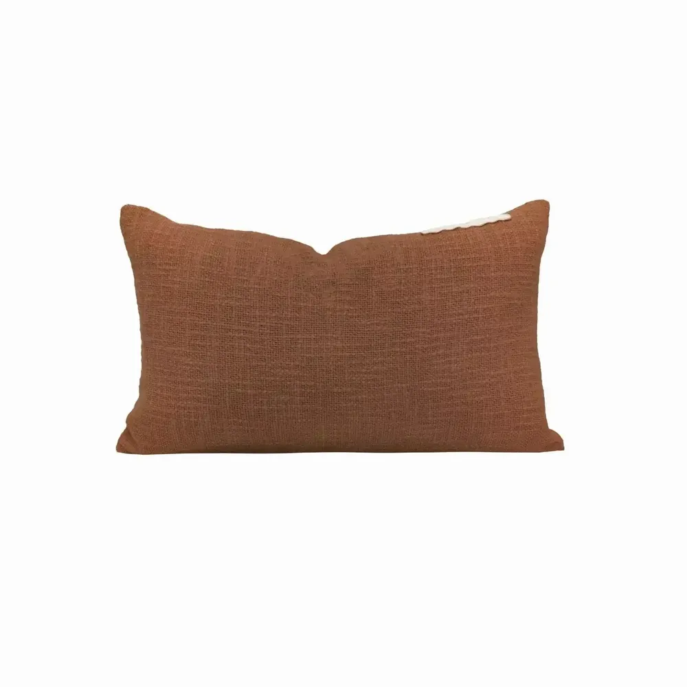 Fabric cushions - TAICHI Dip & Dye cotton cushion cover 25x40 cm - BED AND PHILOSOPHY