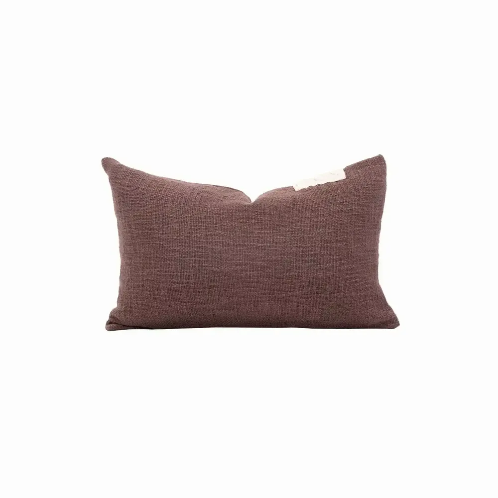 Fabric cushions - TAICHI Dip & Dye cotton cushion cover 25x40 cm - BED AND PHILOSOPHY