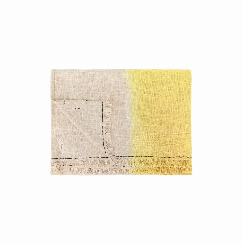 Cushions - Dip & Dye TANDEM cotton plaid 135x220 cm - BED AND PHILOSOPHY