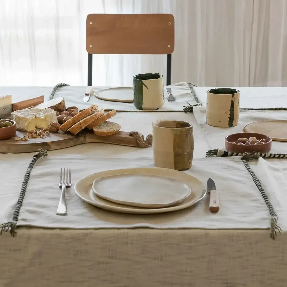 Sets de table - Paire de sets de table EGG 45x38 cm - BED AND PHILOSOPHY