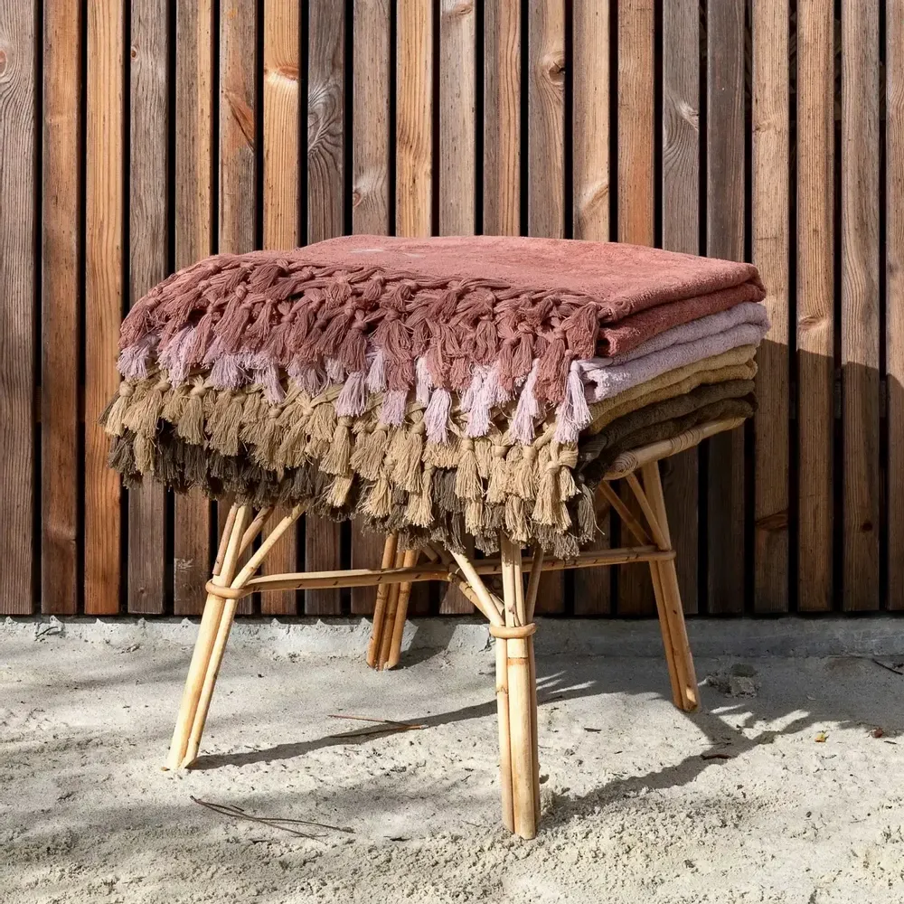Serviettes de bain - Serviette de bain en éponge ULYSSE3 100x180 cm - BED AND PHILOSOPHY