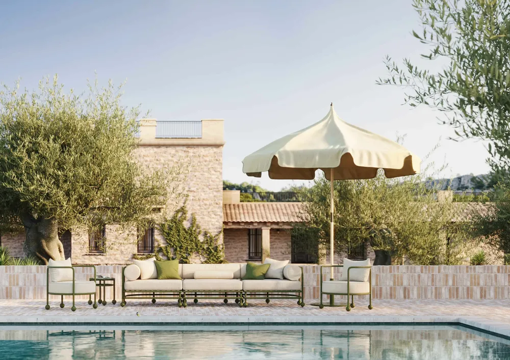 Canapés de jardin - Canapé trois places - FJAKA FURNITURE