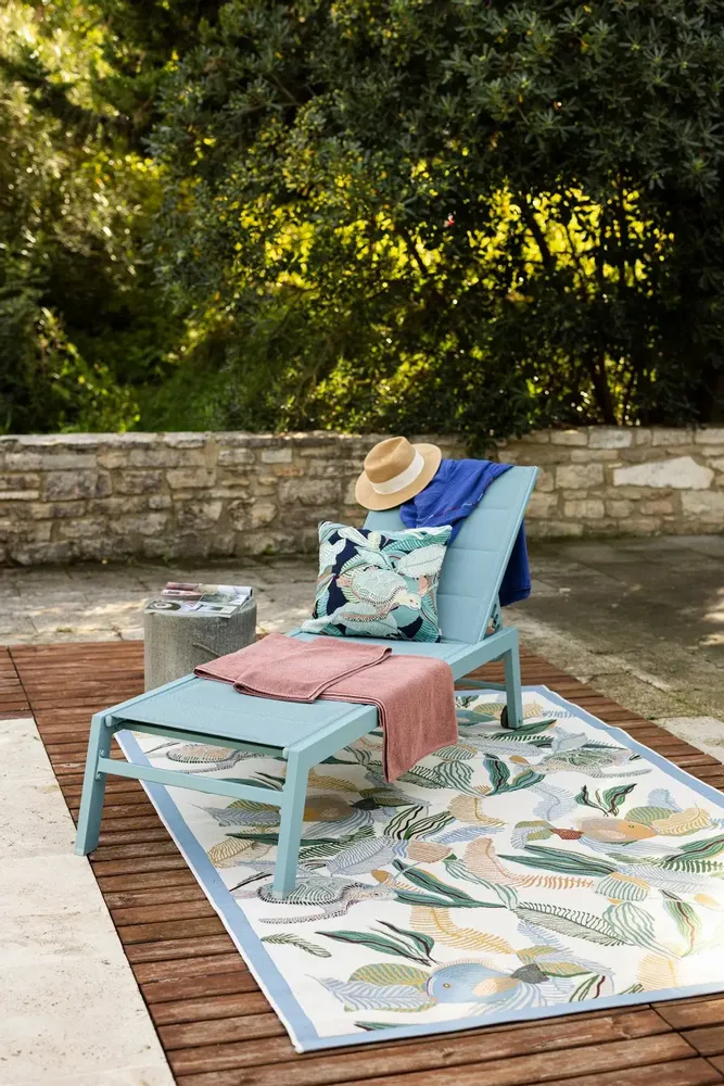 Rugs - Dori lagoon rug 160x230 cm - MAISON VIVARAISE - SDE VIVARAISE WINKLER