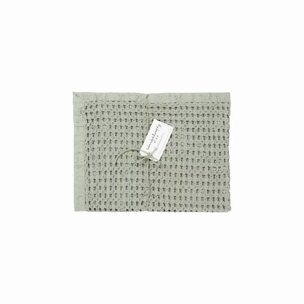 Serviettes de bain - Serviette de bain en coton biologique MIREILLE2 50x70 cm - BED AND PHILOSOPHY