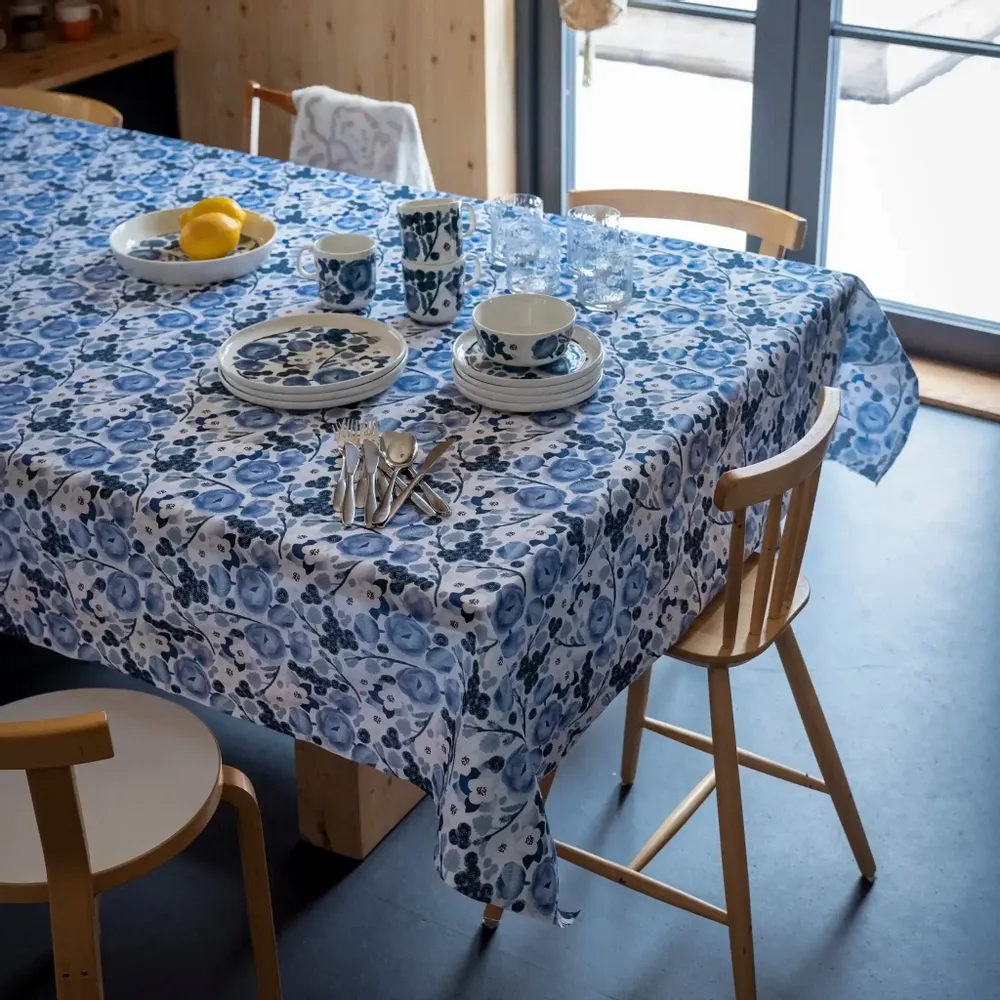 Assiettes au quotidien - Assiette Lapin Kukka Bleu 20 cm - PENTIK