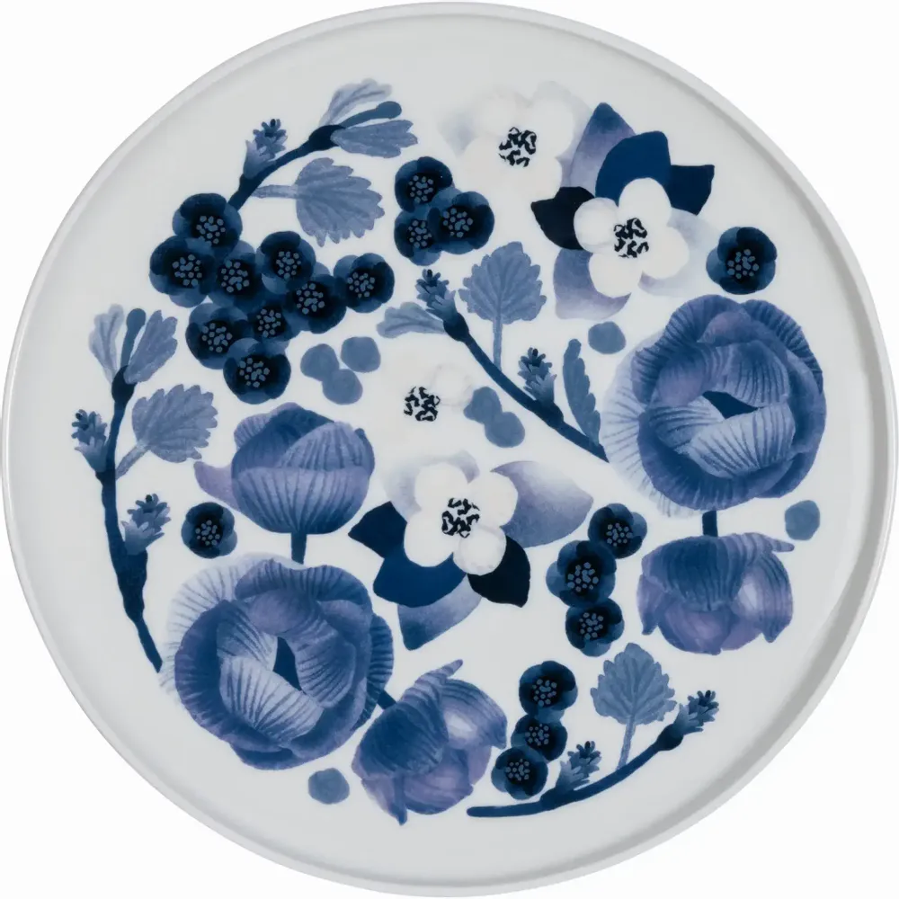 Assiettes au quotidien - Assiette Lapin Kukka Bleu 25 cm - PENTIK