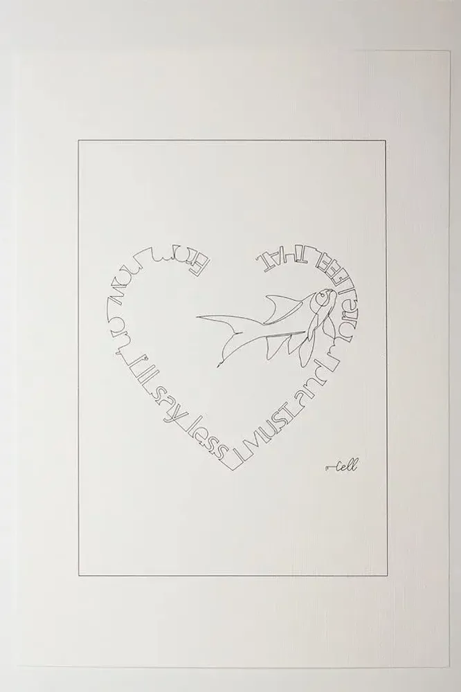 Other wall decoration - A3 Print on FineArt Paper - COSETTE ET LES LYS