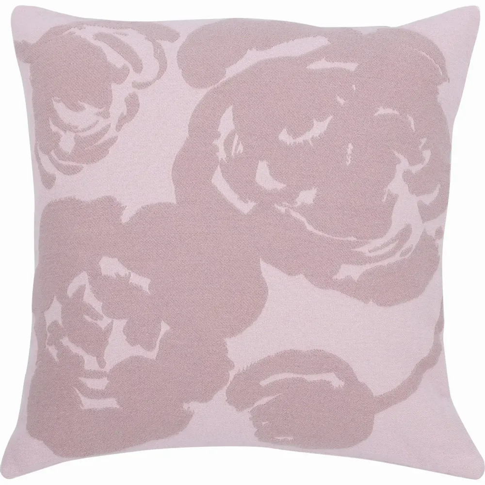 Linge - Housse de coussin Lilia Jacquard Rose 45x45 cm - PENTIK