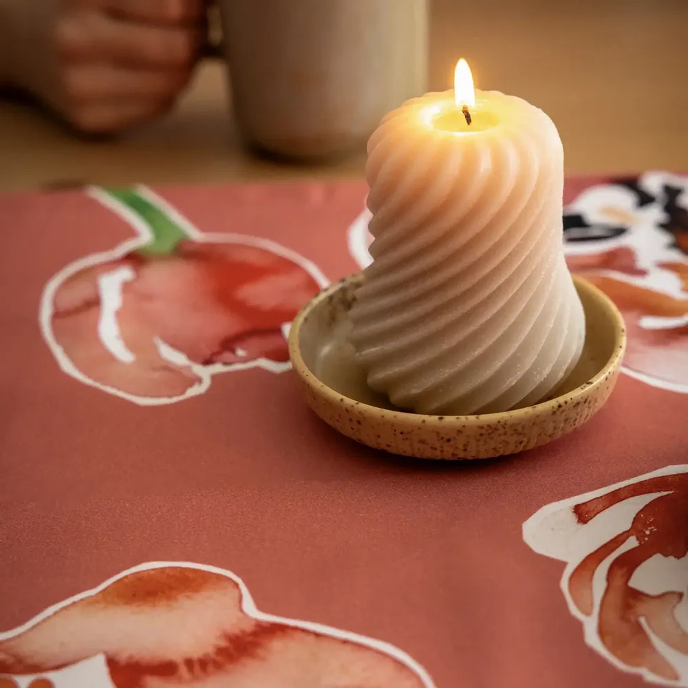 Candles - Mysky Candle White 8x10 cm - PENTIK