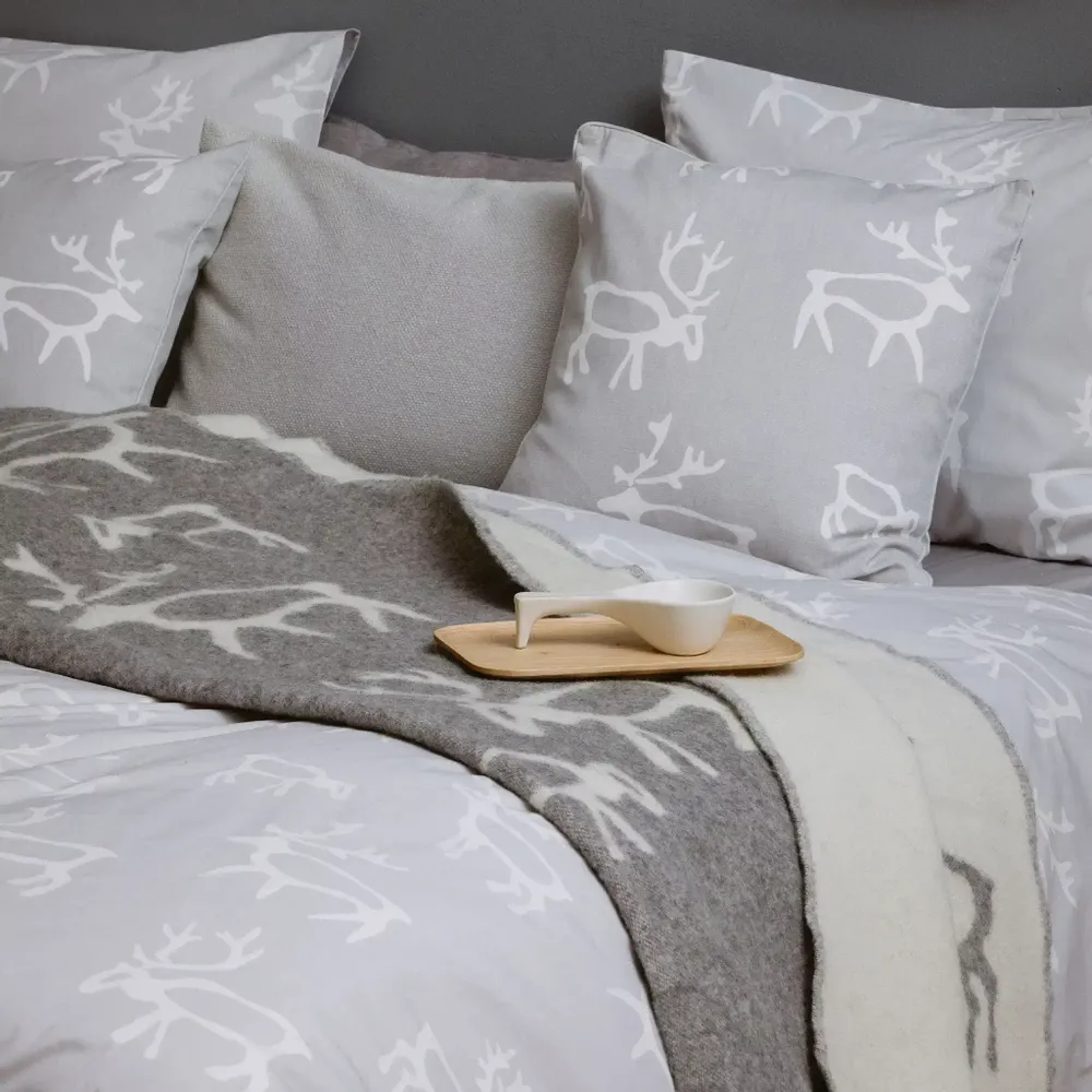 Linge - Couverture Saaga Gris 130x170 cm - PENTIK