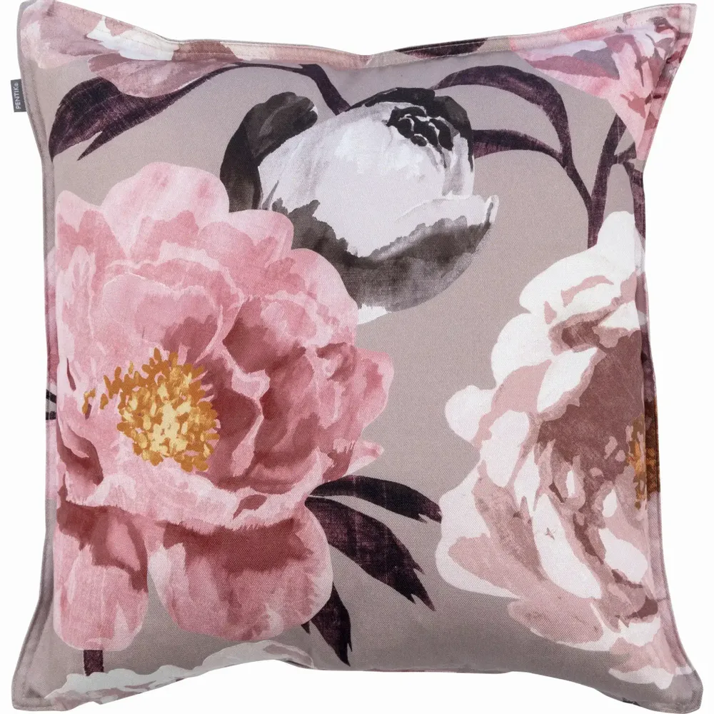 Linens - Pioni Cushion Cover Pink 45x45 cm - PENTIK