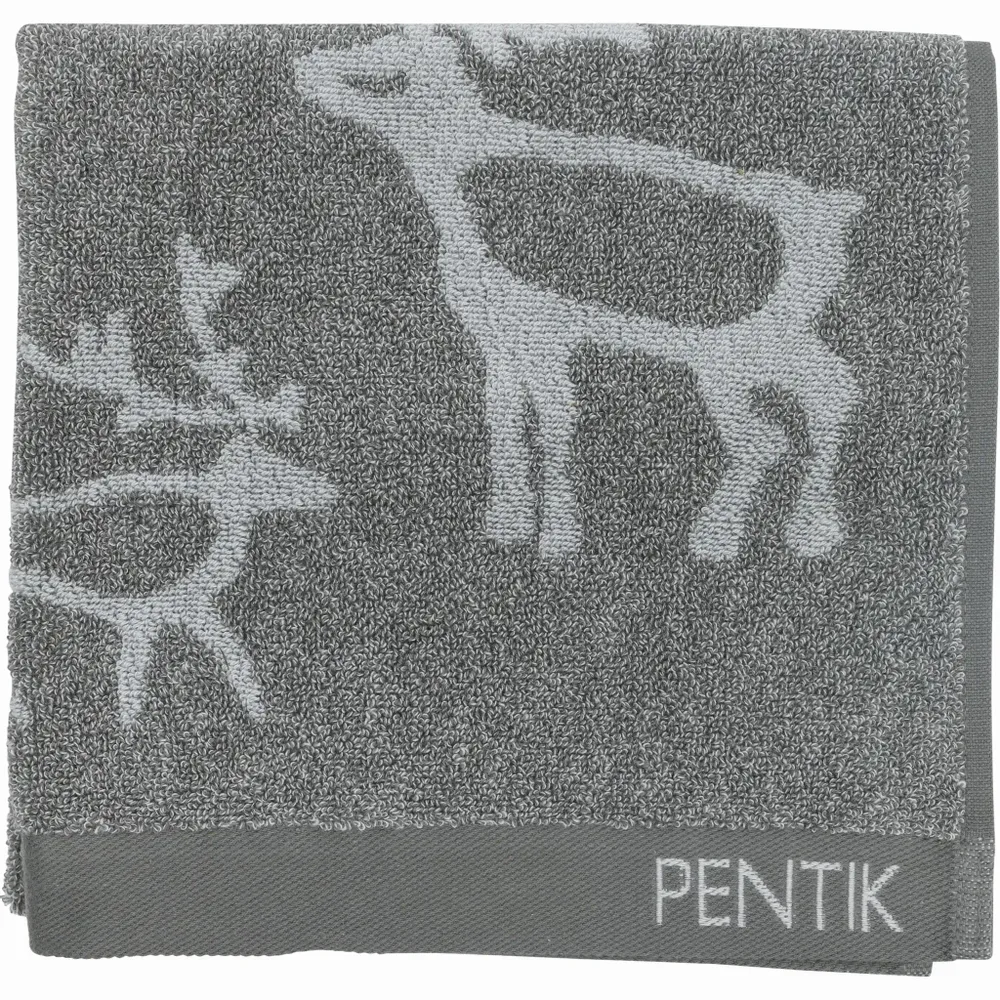 Other bath linens - Saaga Hand Towel Grey 50x70 cm - PENTIK
