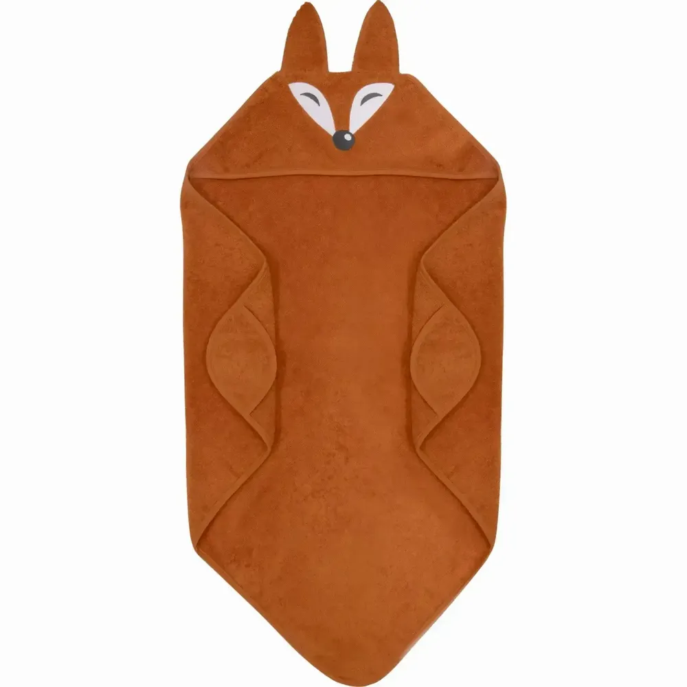 Other bath linens - Metsänväki Kettu Hooded Towel Orange 73x73 cm - PENTIK