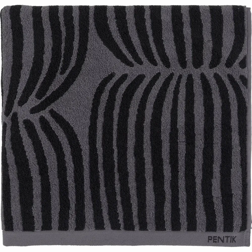 Other bath linens - Vilja Bath Towel Black 70x150 cm - PENTIK