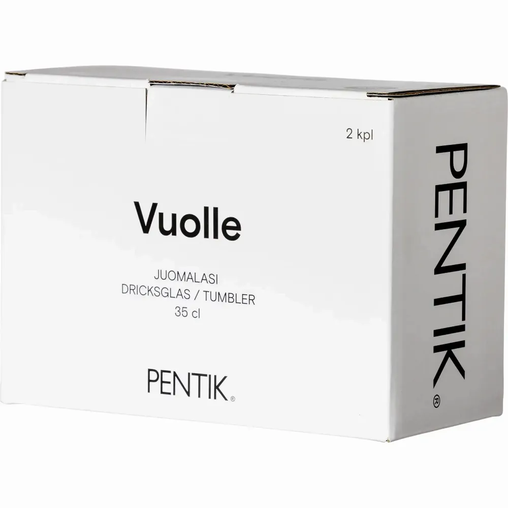 Glass - Vuolle Tumbler Clear 35 cl - PENTIK