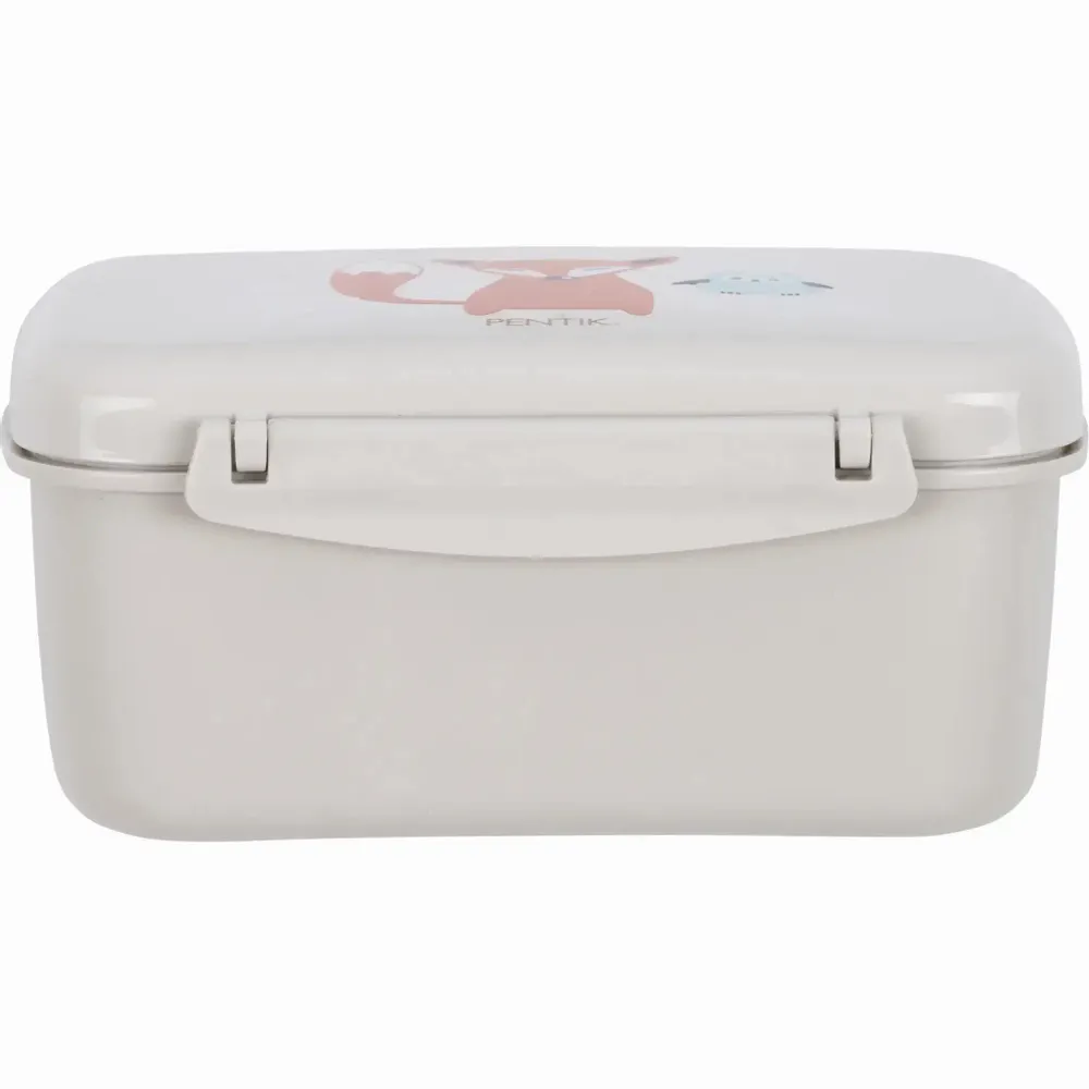 Kitchen utensils - Metsänväki Lunchbox Light Brown 900 ml - 8x13x17 cm - PENTIK