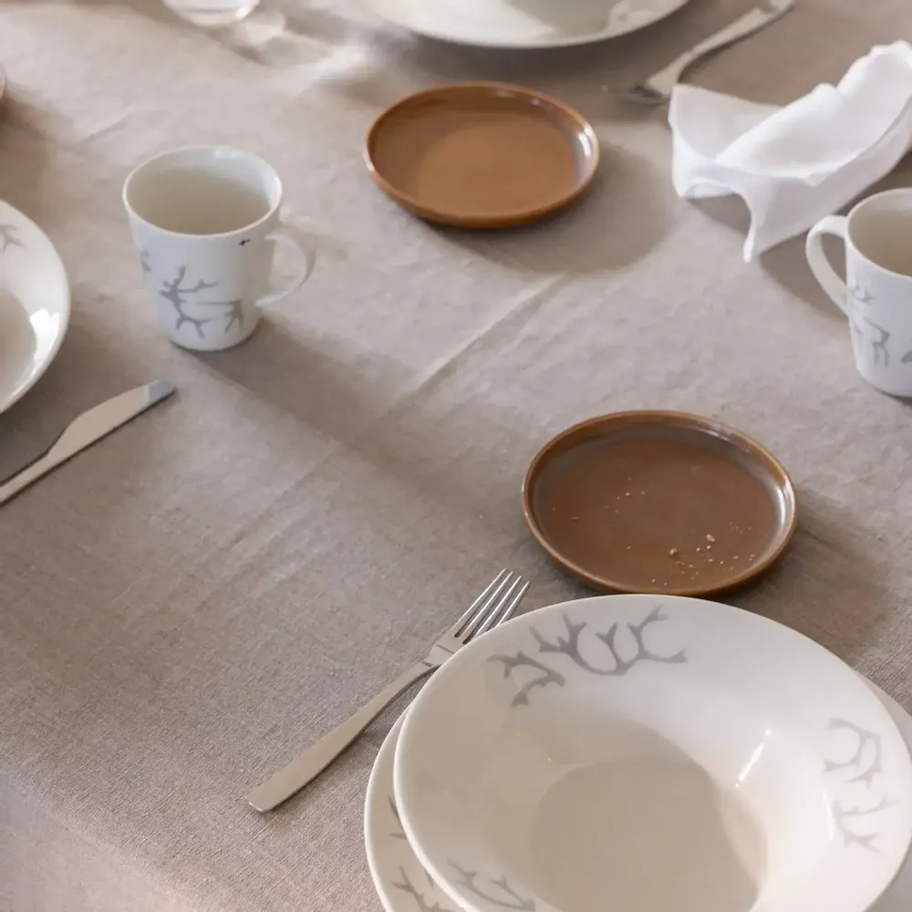 Everyday plates - Tuntu Plate Brown 15 cm - PENTIK