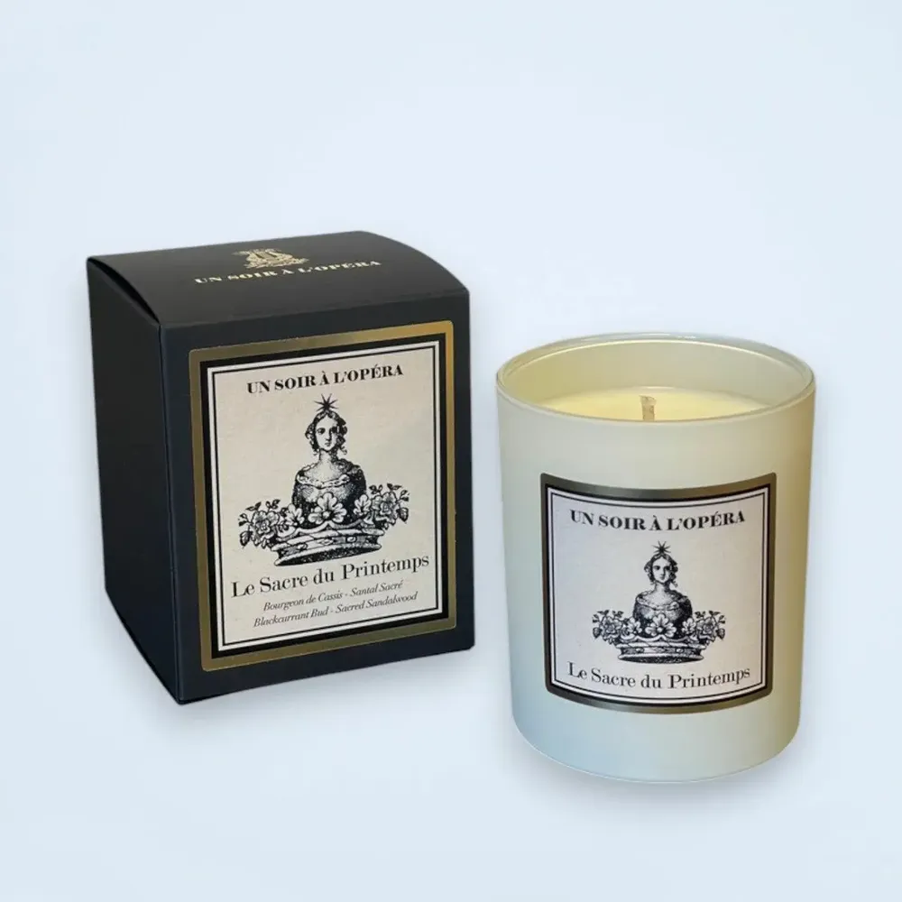 Bougies - BOUGIE PARFUMEE NATURELLE 100% VÉGÉTALE - SACRE DU PRINTEMPS - UN SOIR A L'OPERA