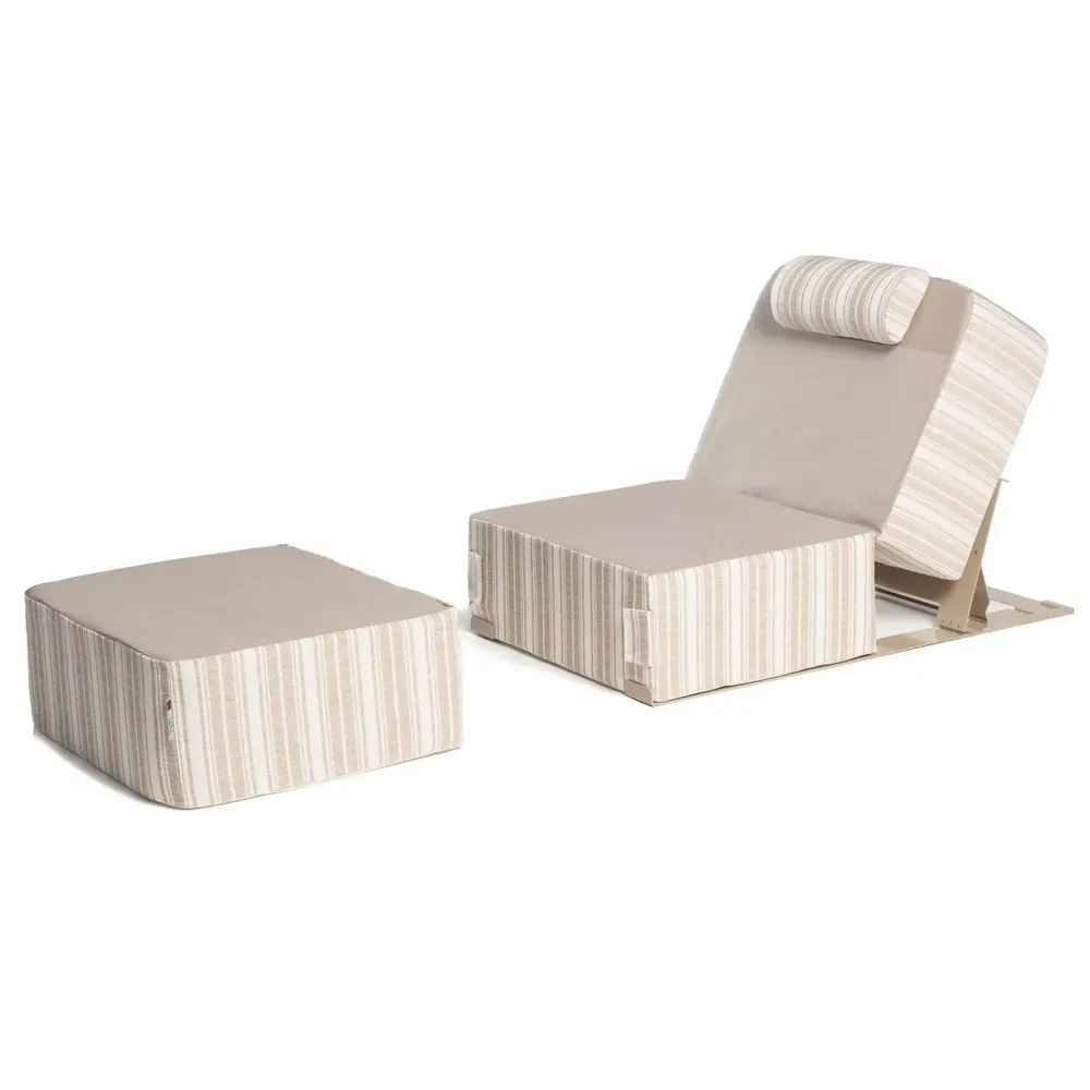 Deck chairs - TRIPTYK | COZIP pool bed | 198 x 77 x 30 cm - COZIP