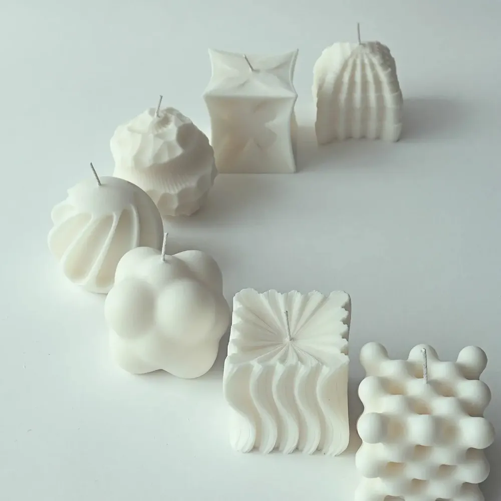 Bougies - Bougie sculpturale - Boîte cadeau dorée - WOOSM