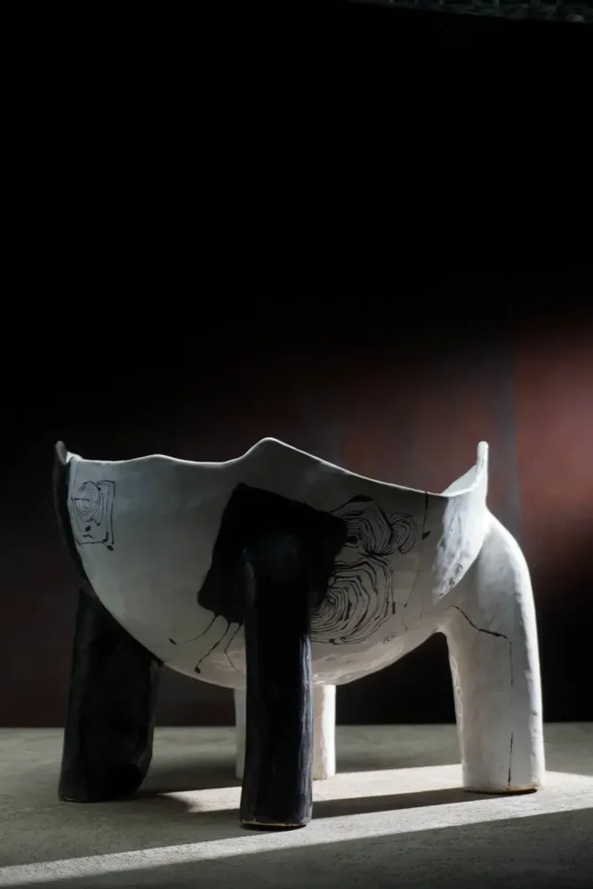 Bowls - Sculptural Bowl WD/CU/M/01/24 (BARCELONA) - DZIENNIAKART WOJCIECH DZIENNIAK