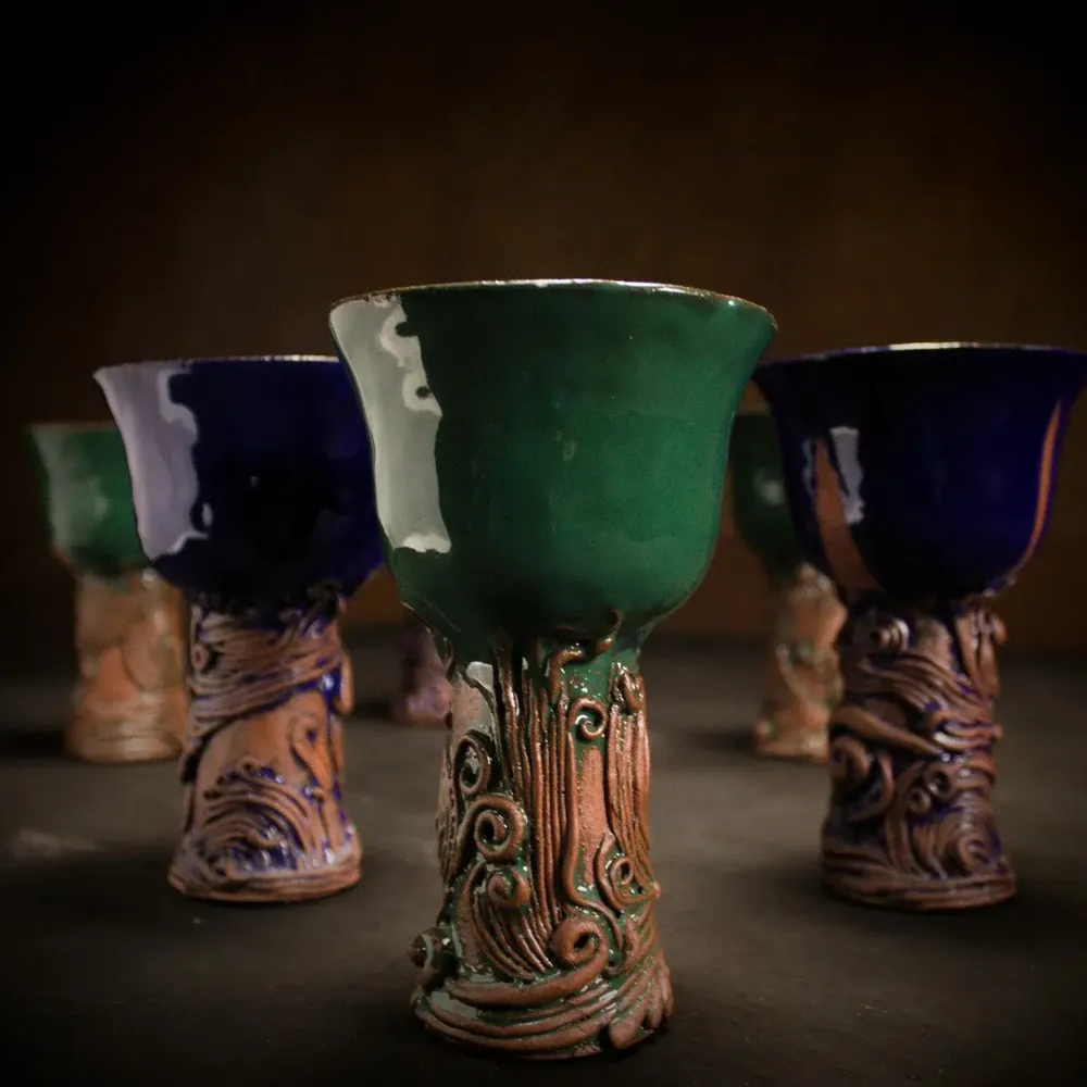 Tasses et mugs - Ensemble pichet et gobelets assortis WD/CU/Z/08/24 - DZIENNIAKART WOJCIECH DZIENNIAK
