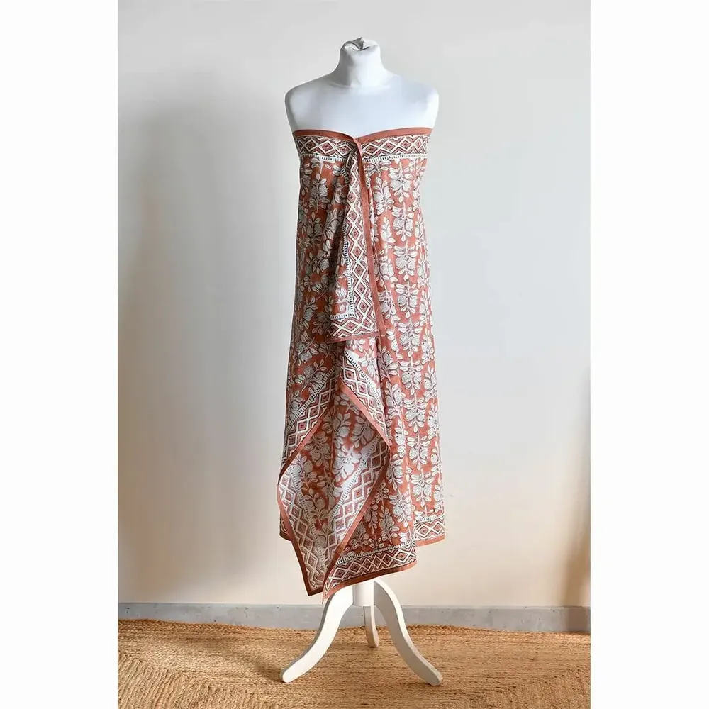 Linge de lit - Linge de maison Alhambra imprimé blockprint - MAISON LILO