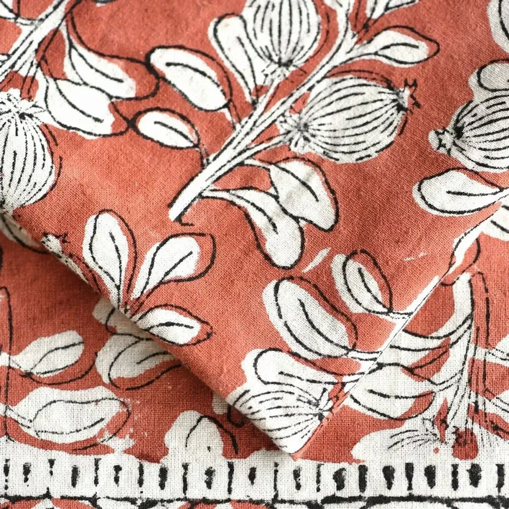 Linge de lit - Linge de maison Alhambra imprimé blockprint - MAISON LILO