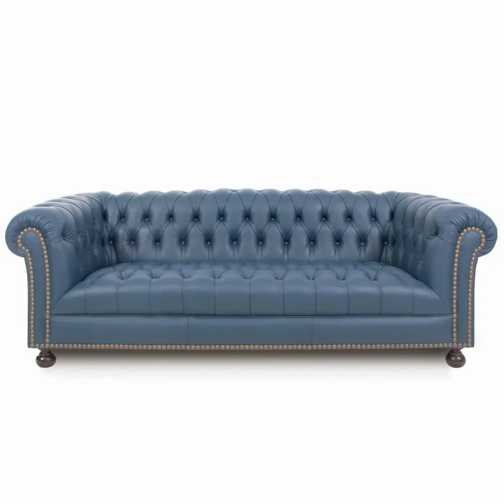 Canapés pour collectivités - Chesterfield Prestige Blue | Canapé - CREARTE COLLECTIONS