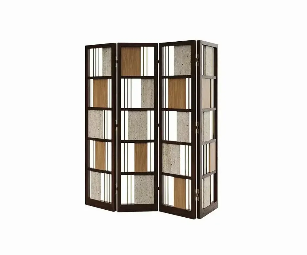 Objets de décoration - Paravent pliable Wordsworth - WOOD TAILORS CLUB