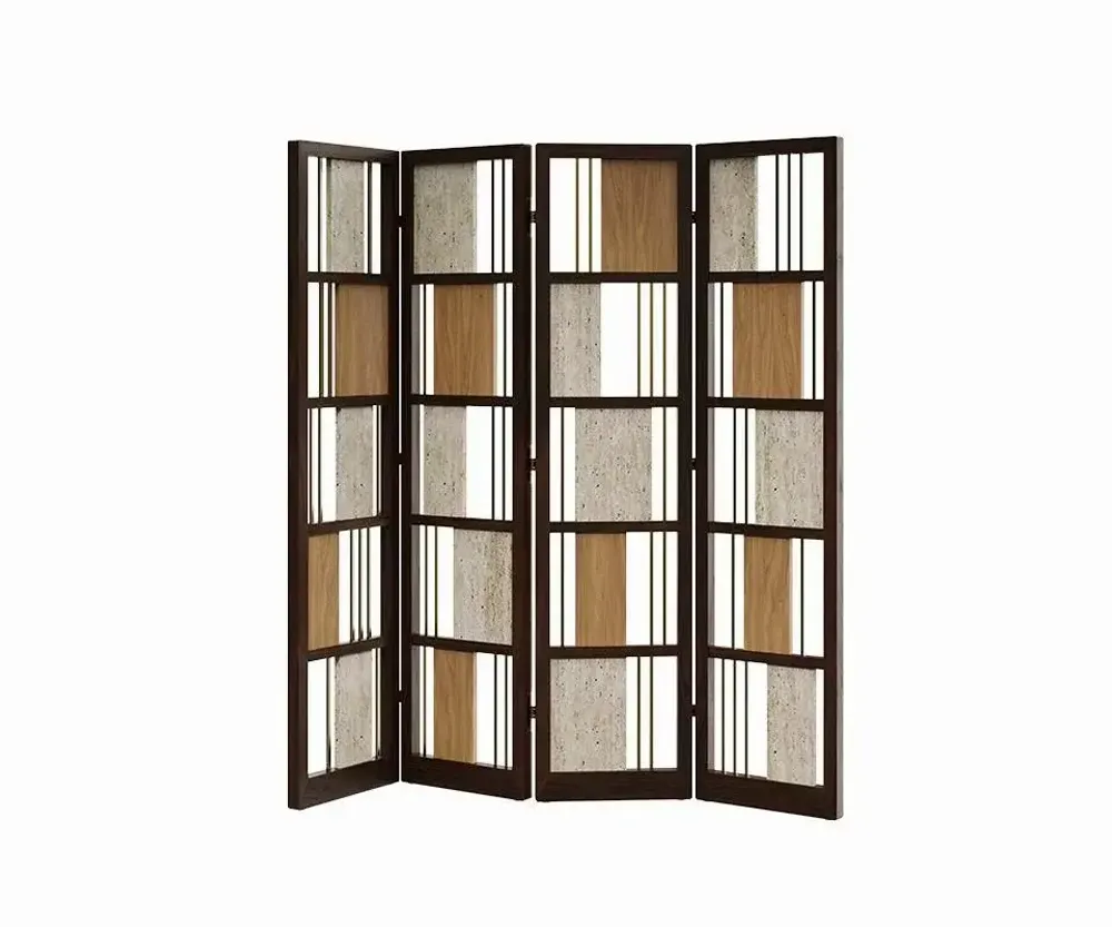 Objets de décoration - Paravent pliable Wordsworth - WOOD TAILORS CLUB