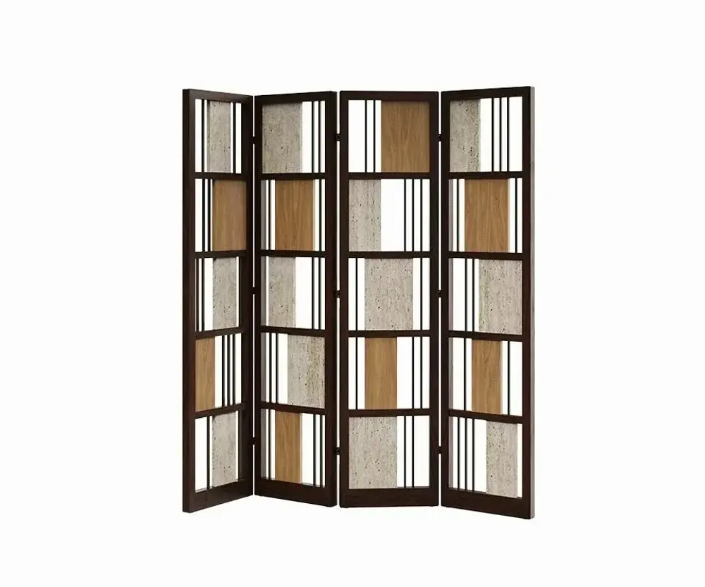 Objets de décoration - Paravent pliable Wordsworth - WOOD TAILORS CLUB