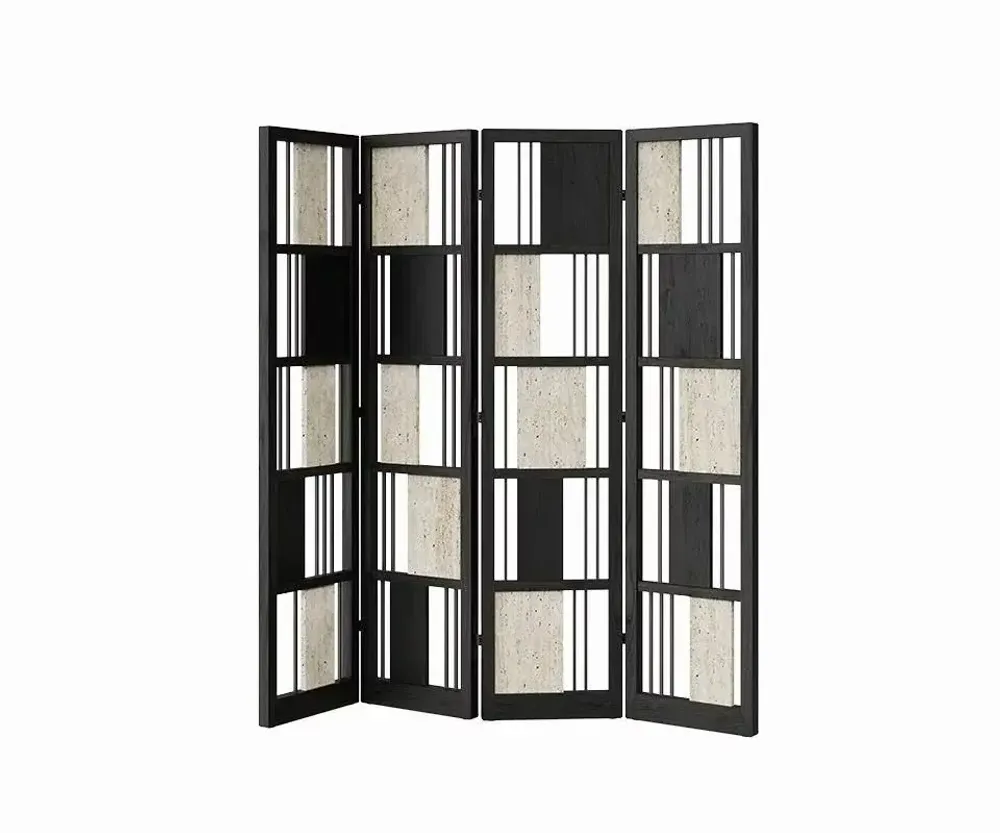 Objets de décoration - Paravent pliable Wordsworth - WOOD TAILORS CLUB