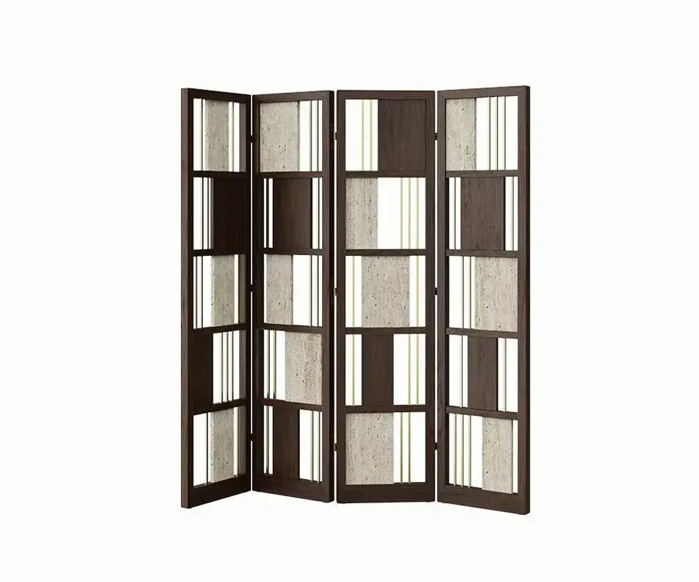 Objets de décoration - Paravent pliable Wordsworth - WOOD TAILORS CLUB