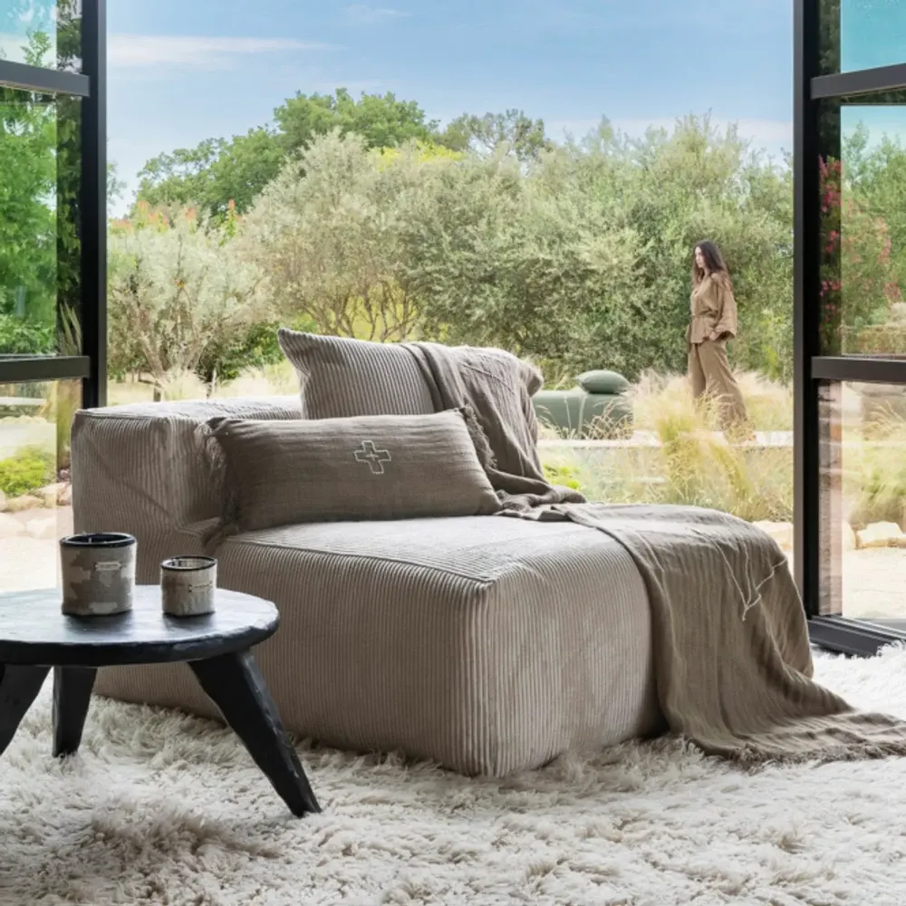 Coussins textile - Housse de coussin en lin BENJY 30x60 cm - BED AND PHILOSOPHY