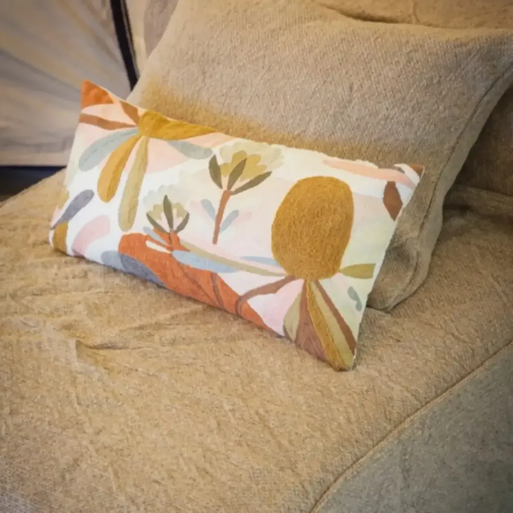 Coussins textile - Housse de coussin à motifs brodés TOSCA 30x60 cm - BED AND PHILOSOPHY